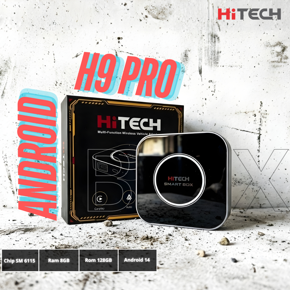 Lắp Đặt Android Box tại Việt trì Hitech H9 Pro RAM 8GB/ROM 128GB Tại Auto Toàn Phát