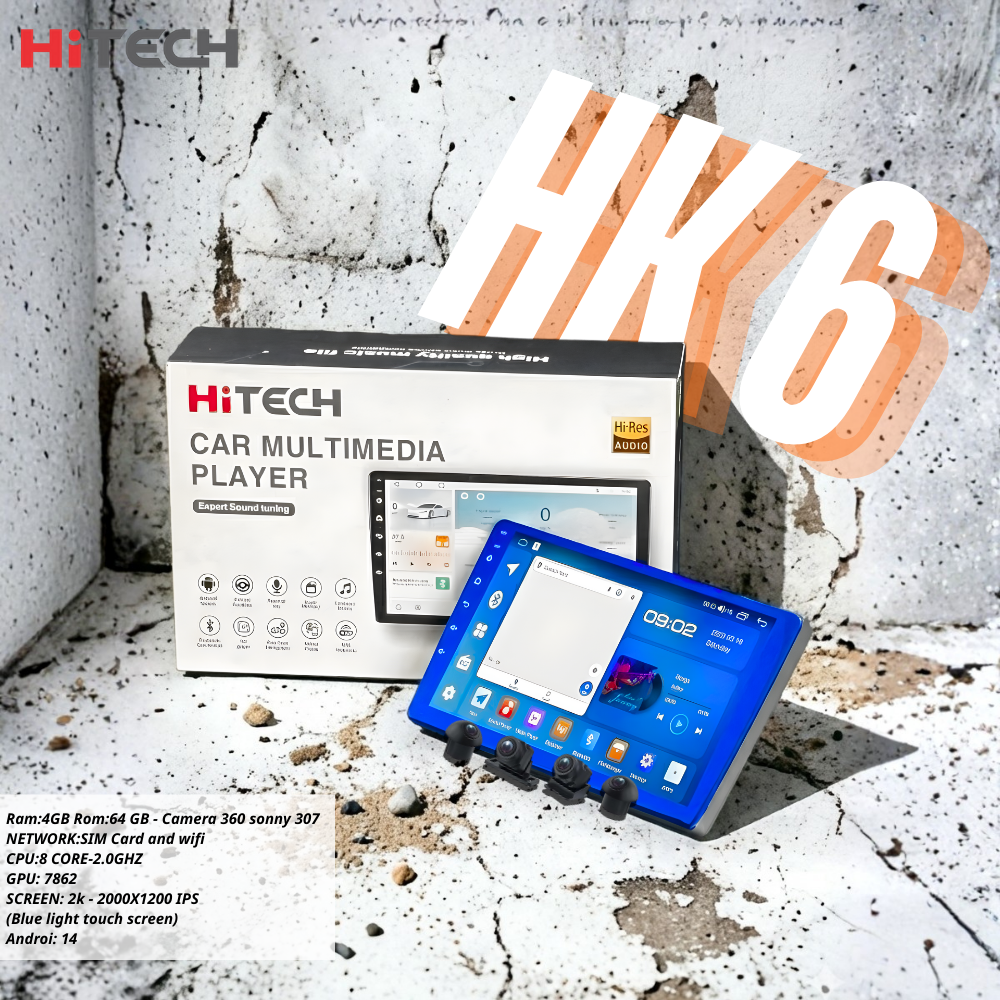 Bạn đang tìm địa chỉ độ màn hình Android ô tô Hitech HK6 Tại Auto Toàn Phát- Việt trì, Phú Thọ? Auto Toàn Phát chuyên lắp đặt màn hình Android ô tô Hitech chính hãng