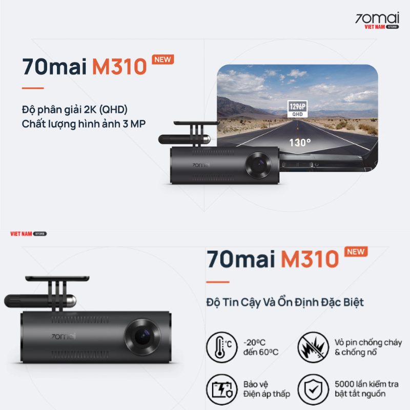 Lắp Đặt Camera Hành Trình 70mai Dash Cam M310 Chính Hãng Tại Toàn Phát Auto - Ảnh 2