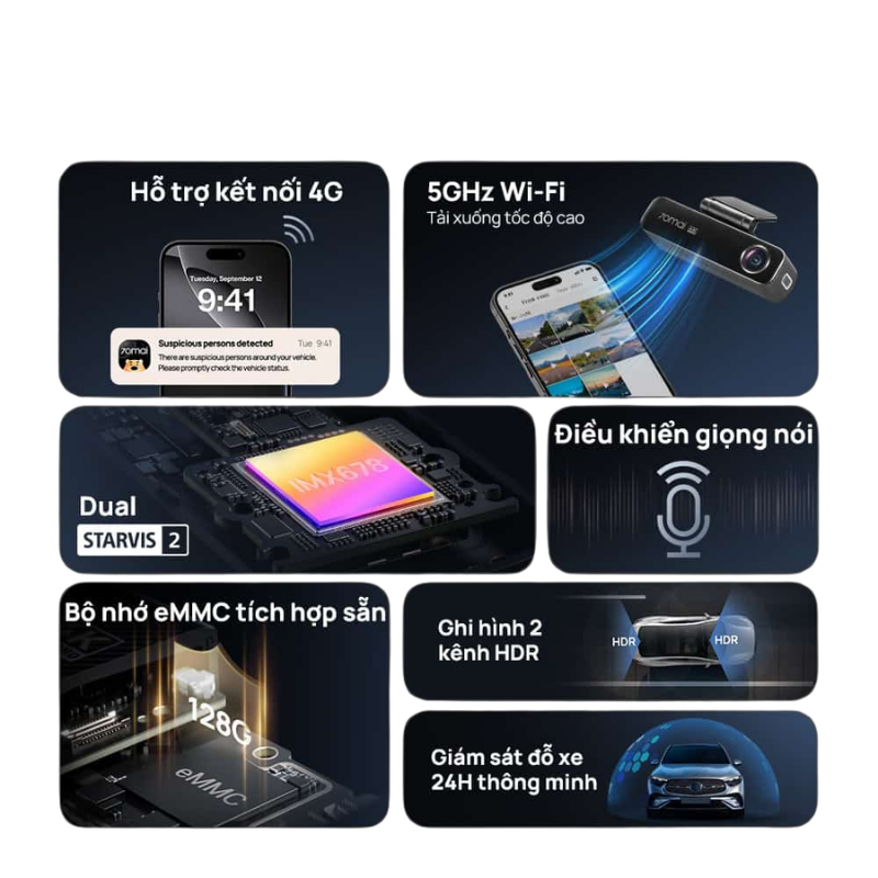 Lắp Đặt Camera Hành Trình 70mai 4K M800 Chính Hãng Tại Toàn Phát Auto - Ảnh 5