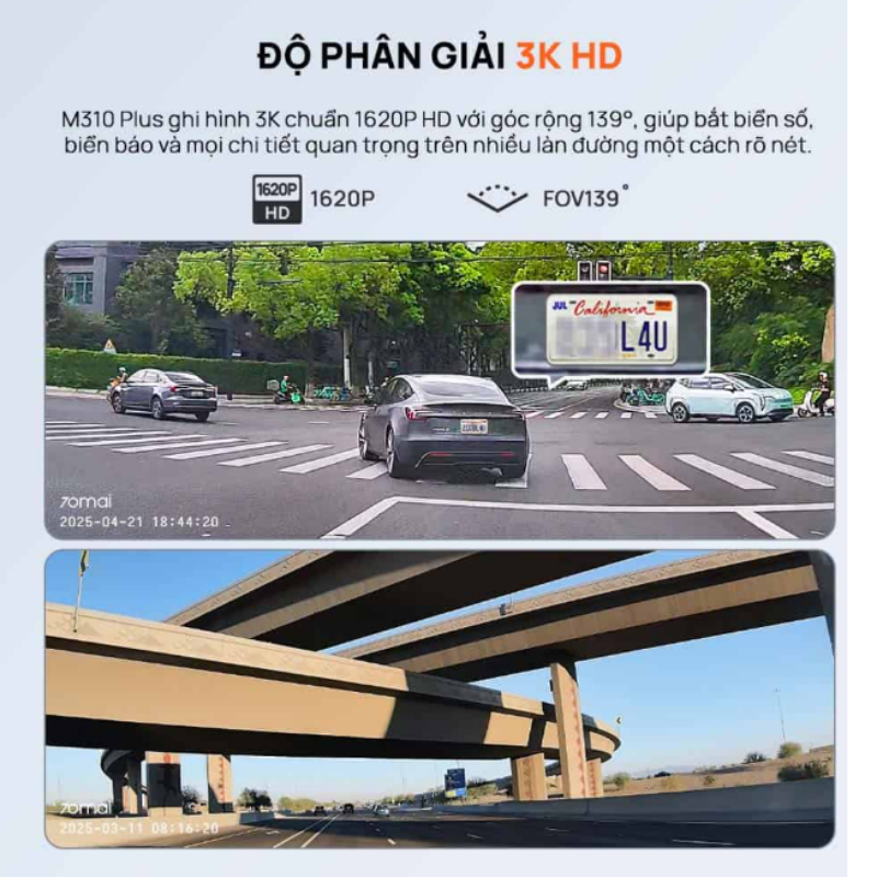 Lắp Đặt Camera Hành Trình 70mai M310 Plus 3K Chính Hãng Tại Toàn Phát Auto - Ảnh 5
