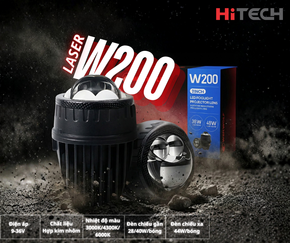 Lắp đặt bi gầm ô tô WEKWOLF Laser Kép 2 Inch tại Auto Toàn Phát – Việt Trì, Phú Thọ chính hãng là giải pháp nâng cấp ánh sáng hiện đại giúp cải thiện tầm nhìn và tăng độ an toàn