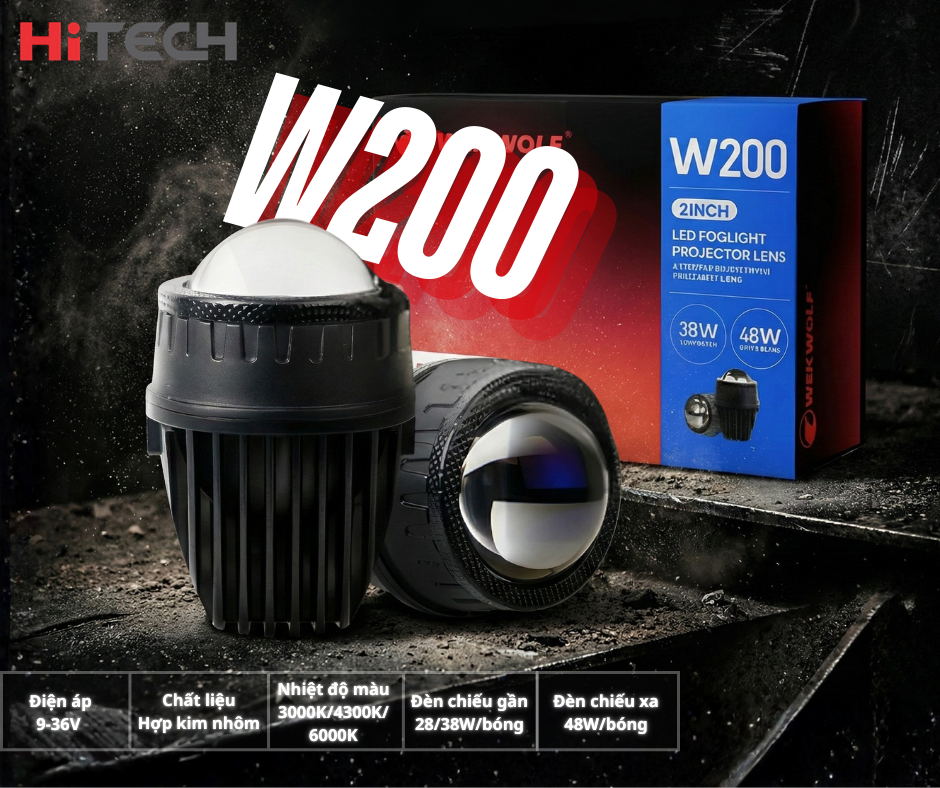 Lắp Đặt Bi Gầm 2 In Wekwolf W200 Tại Auto Toàn Phát- Việt trì, Phú Thọ Chính Hãng
