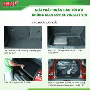 Alternative view of Lắp đặt Tấm ngăn cốp ô tô Vinfast VF6 chất liệu Composite Huvi tại Phú Thọ| Auto Toàn Phát