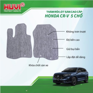 thảm lót rối ô tô Honda CRV 2024–2025 (5 chỗ) HUVI