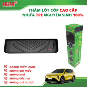 thảm lót cốp ô tô VinFast Limo Green 2025 nhựa TPE nguyên sinh HUVI