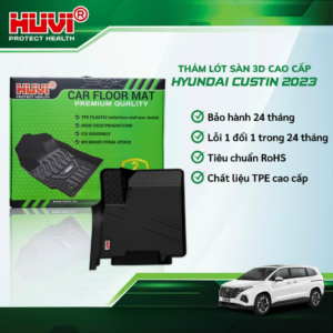 thảm Lót Sàn Ô Tô Hyundai Custin 2023 Tràn Viền Bậc