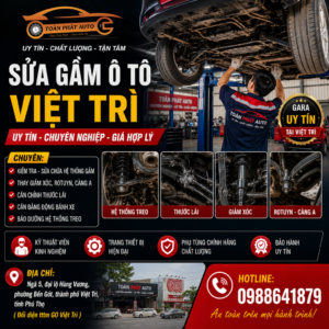 Địa chỉ sửa chữa gầm xe uy tín tại Phú Thọ